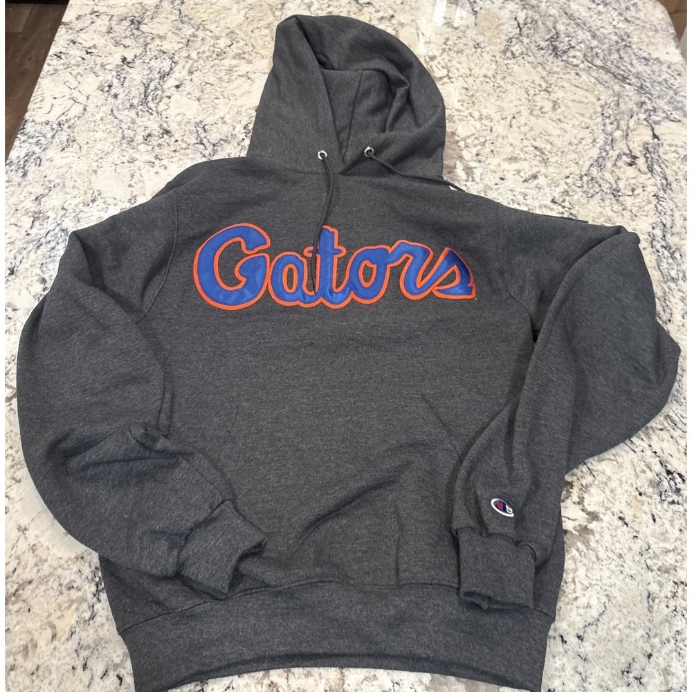 Vintage Y2K Champion X Small Flordia Gators Hooded Sweatshirt The Swamp Chomp